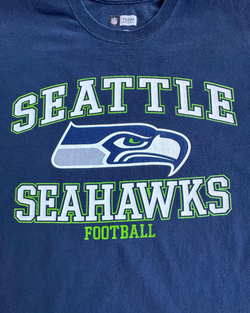 Camiseta NFL Seattle Seahawks Azul Marino XL - Segunda Mano