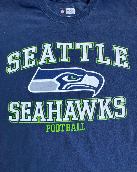 Camiseta NFL Seattle Seahawks Azul Marino XL - Segunda Mano