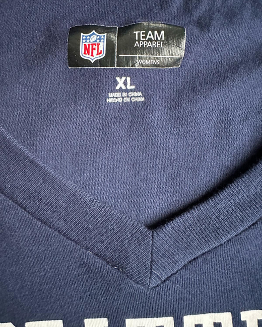 Camiseta NFL Seattle Seahawks Mujer Azul Marino XL