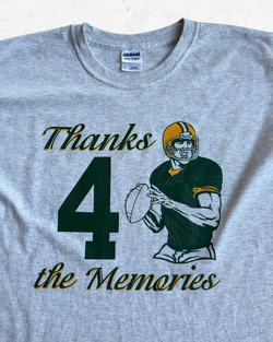 Camiseta de Manga Larga NFL Vintage Gris Claro XL - Segunda Mano