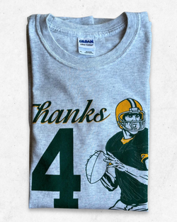 Camiseta de Manga Larga NFL Vintage Gris Claro XL - Segunda Mano