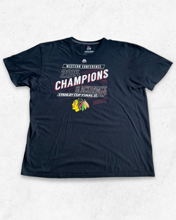 Camiseta NHL Chicago Blackhawks Negro XXL - Segunda Mano