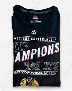 Camiseta NHL Chicago Blackhawks Negro XXL - Segunda Mano