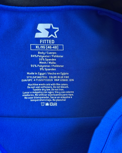 Camiseta Starter Hombre Azul XL