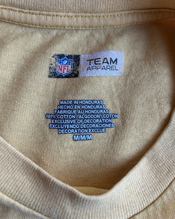 Camiseta Vintage NFL Minnesota Vikings Amarillo M - Segunda Mano
