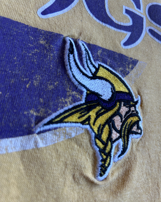 Camiseta Vintage NFL Minnesota Vikings Amarillo M - Segunda Mano