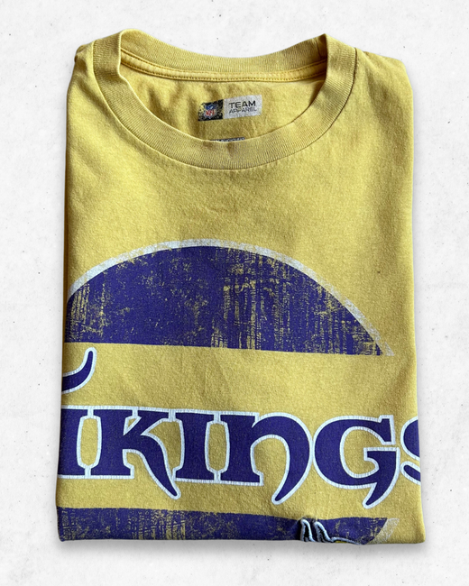 Camiseta Vintage NFL Minnesota Vikings Amarillo M - Segunda Mano