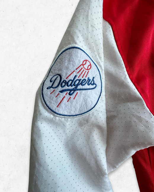 Chaqueta Bomber MLB Los Angeles Dodgers Rojo M - Segunda Mano