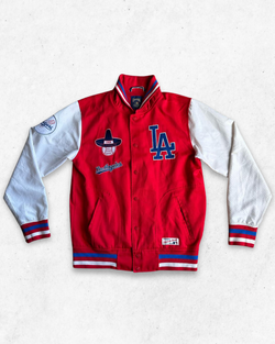 Chaqueta Bomber MLB Los Angeles Dodgers Rojo M - Segunda Mano