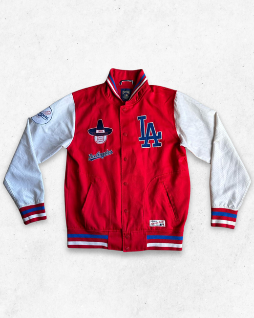 Chaqueta Bomber MLB Los Angeles Dodgers Rojo M - Segunda Mano