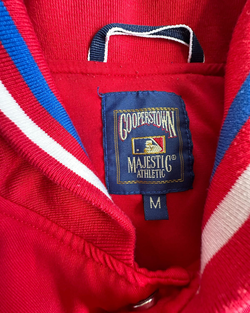 Chaqueta Bomber MLB Los Angeles Dodgers Rojo M - Segunda Mano