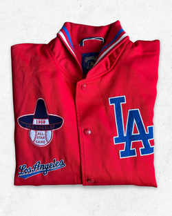 Chaqueta Bomber MLB Los Angeles Dodgers Rojo M - Segunda Mano