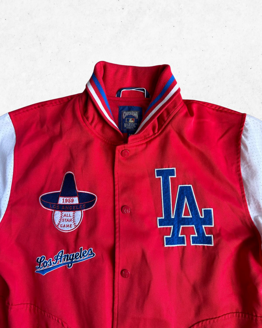 Chaqueta Bomber MLB Los Angeles Dodgers Rojo M - Segunda Mano