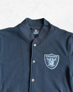 Chaqueta Bomber NFL Las Vegas Raiders Negro S - Segunda Mano