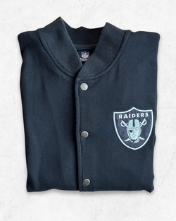 Chaqueta Bomber NFL Las Vegas Raiders Negro S - Segunda Mano