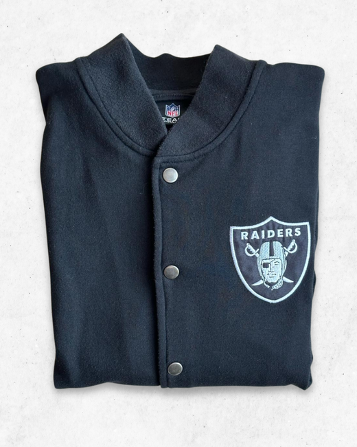 Chaqueta Bomber NFL Las Vegas Raiders Negro S - Segunda Mano