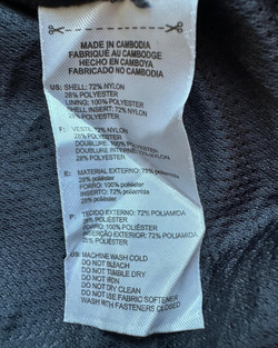 Cortavientos Adidas Azul y Gris L - Segunda Mano