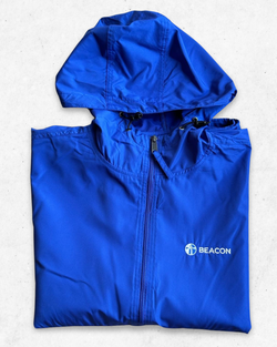Cortavientos Champion Beacon Azul L - Segunda Mano
