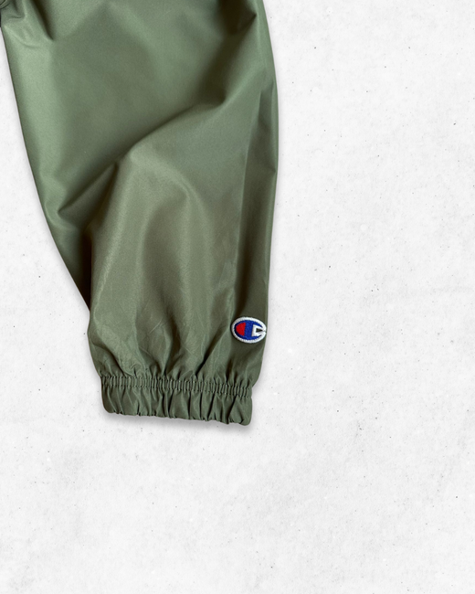 Cortavientos Champion Verde y Negro XL - Segunda Mano
