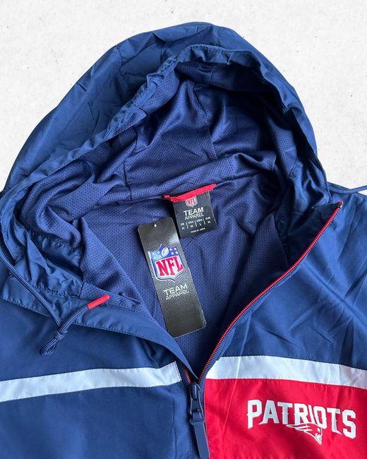 Cortavientos NFL New England Patriots Azul Marino M