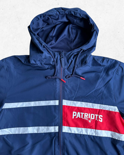 Cortavientos NFL New England Patriots Azul Marino M