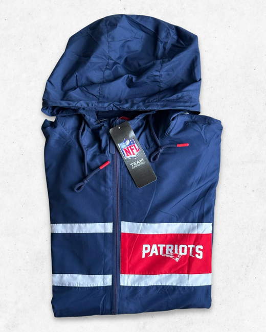 Cortavientos NFL New England Patriots Azul Marino M