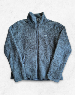 Chaqueta Polar Patagonia Impermeable Mujer Gris Plomo L - Segunda Mano