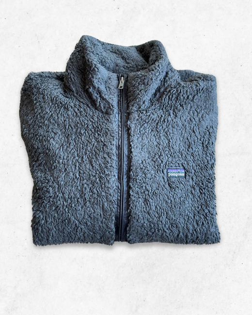 Chaqueta Polar Patagonia Impermeable Mujer Gris Plomo L - Segunda Mano