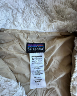 Chaqueta Polar Patagonia Los Pelage Mujer Blanco S - Segunda Mano