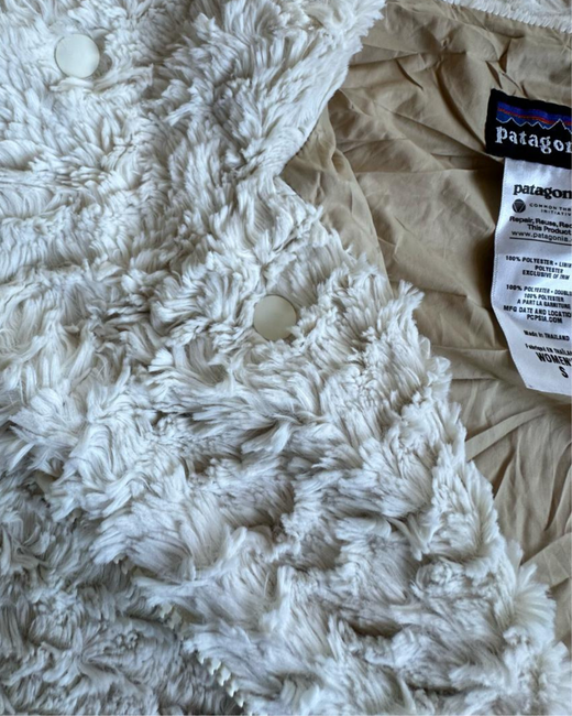Chaqueta Polar Patagonia Los Pelage Mujer Blanco S - Segunda Mano
