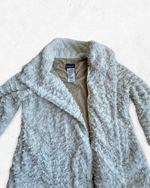 Chaqueta Polar Patagonia Los Pelage Mujer Blanco S - Segunda Mano
