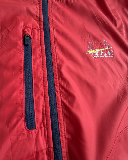 Cortavientos MLB Saint Louis Cardinals Rojo XL