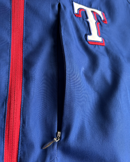 Cortavientos MLB Texas Rangers Azul L