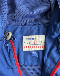 Cortavientos MLB Texas Rangers Azul L