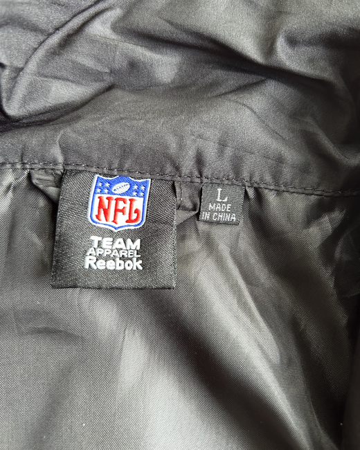 Cortavientos NFL Reebok Jacksonville Jaguars Negro L