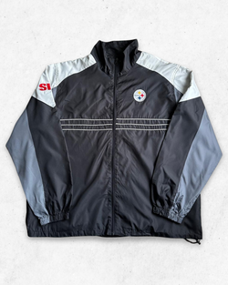 Cortavientos NFL Reebok Pittsburgh Steelers Negro XL - Segunda Mano