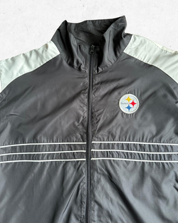 Cortavientos NFL Reebok Pittsburgh Steelers Negro XL - Segunda Mano