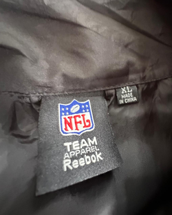 Cortavientos NFL Reebok Pittsburgh Steelers Negro XL - Segunda Mano
