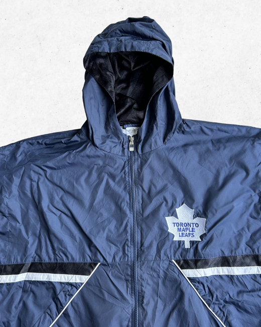 Cortavientos NHL Toronto Maple Leafs Azul Marino L