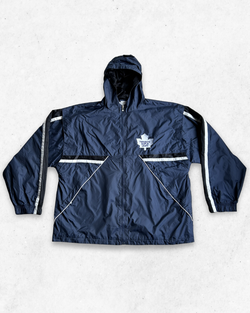 Cortavientos NHL Toronto Maple Leafs Azul Marino L