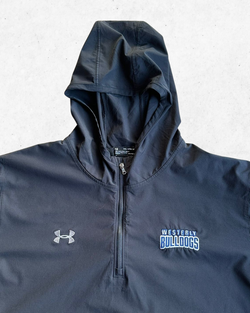 Cortavientos Under Armour Westerly Bulldogs Hombre Negro XXL
