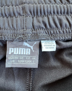 Pantalón Deportivo Puma Gris y Rojo L - Segunda Mano