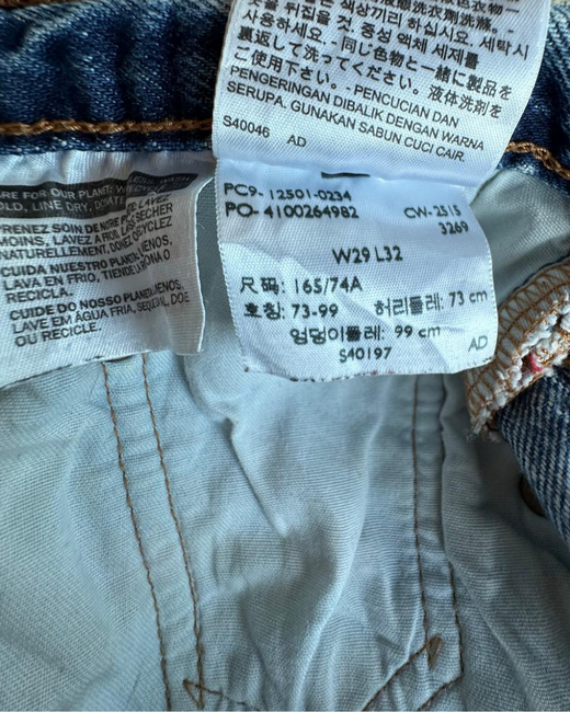 Pantalón Levis 501 Cone Denim Talla W29/L32 M - Segunda Mano