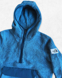 Polar con Capucha The North Face Mujer Verde Azulado S - Segunda Mano