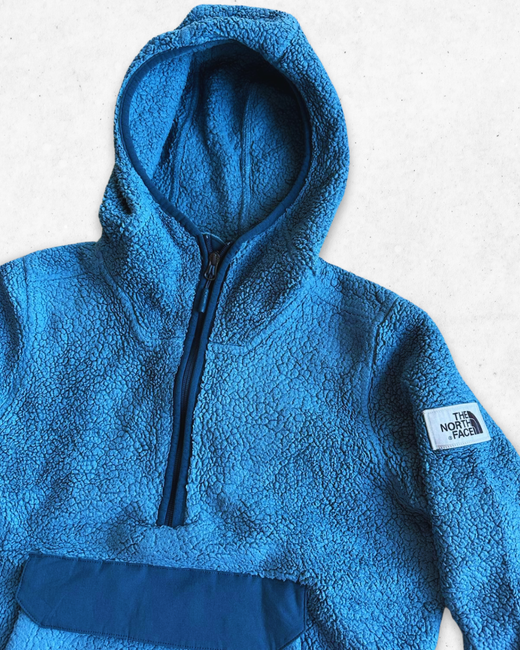 Polar con Capucha The North Face Mujer Verde Azulado S - Segunda Mano