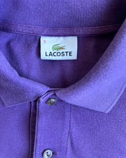 Polo Lacoste Hombre Morado S
