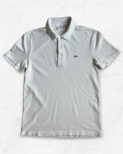 Polo Lacoste Mujer Blanco M