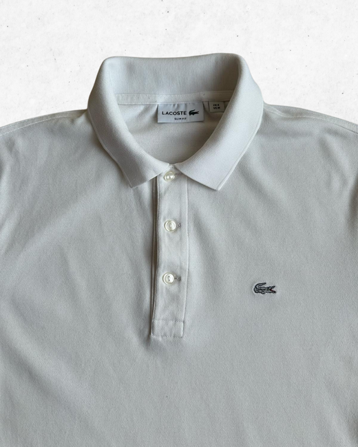Polo Lacoste Mujer Blanco M