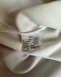 Polo Lacoste Mujer Blanco M