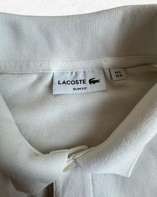 Polo Lacoste Mujer Blanco M
